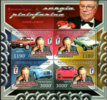 Burundi 2012 World Renowned Car Italian Automotive Design Company Benifalina，MS MNH - Unused Stamps