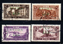 Syrie  - 1925  -  TP Surch - PA 26 à 29   -  Oblit - Used - Airmail