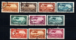 Syrie  - 1931  -  Avions -  PA 50 à 59 Sauf 58  -  Oblit - Used - Luftpost