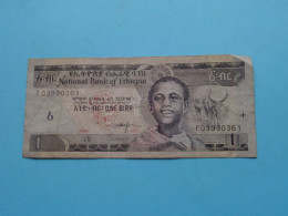 1 One BIRR ( See / Voir Scans ) Ethiopia - 1998 - 2006 ( VF ) ! - Aethiopien