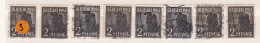 Un Lot De 8  Timbres Oblitérés     2  Pfennig  Deutsche Post      Allemagne   Occupation Alliée   Zone Interalliée AAS - Used