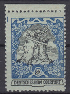 Austria 1895 - 1930 ⁕ Deutsches Heim Oderfurt / Propaganda Label - Political Associations In Austria ⁕ 1v MNH Cinderella - Erinnophilie