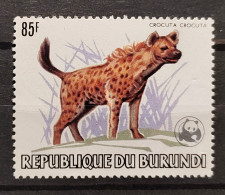 Burundi - 904 - 601a - WWF - Crocuta - Hyène Avec Logo - 1983 (Lire) - Nuovi