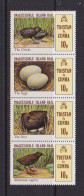 TRISTAN  DA  CUNHA    1981    Innaccessible  Island  Rail   Strip  Of  4    MH - Tristan Da Cunha