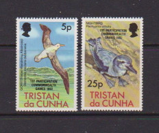 TRISTAN  DA  CUNHA    1982    Commonwealth  Games  Opt   Set  Of  2    MH - Tristan Da Cunha