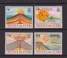 TRISTAN  DA  CUNHA    1982    Volcanoes   Set  Of  4     MH - Tristan Da Cunha