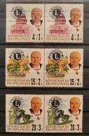 Burundi - 243/245 + 243/245-Dr - En Paire - Variété - Erreur De Dates - 1967 - Lions International - MNH - Nuovi