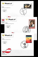 3 X Verschiedene FDC Österreich ( ANK 2747 + 2748+ 2749 ) Katalogpreis € 10,10 - Covers & Documents