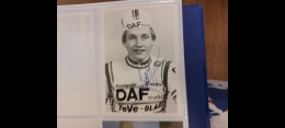 Adrie Van Der Poel 10x15 Autografo Autograph Signed - Cyclisme