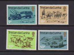 TRISTAN  DA  CUNHA    1983    Land  Transport   Set  Of  4    MH - Tristan Da Cunha