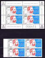 Bulgaria 2022 - 200th Birth Anniversary Of Louis Pasteur Mini Sheet And Block Of 4 Stamps - Unused Stamps