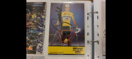 Franco Ballerini 10x15 Autografo Autograph Signed - Cyclisme