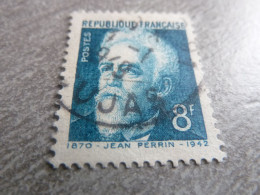 Jean Perrin (1870-1942) Homme Politique - 8f. - Yt 821 - Bleu-vert - Oblitéré - Année 1948 - - Used Stamps