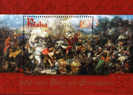 Poland - 2010 - Grunwald Battle - 600th Anniversary - Mint Souvenir Sheet - Unused Stamps