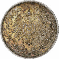 Empire Allemand, 1/2 Mark, 1915, Karlsruhe, TTB+, Argent, KM:17 - 1/2 Mark