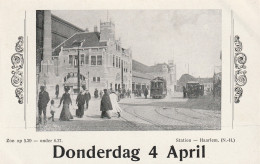 4922 4 Haarlem, Station. Donderdag 4 April  - Haarlem