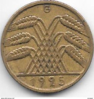 *germany  Weimar 10 Pfennig 1925 G    Km 40 - 10 Rentenpfennig & 10 Reichspfennig