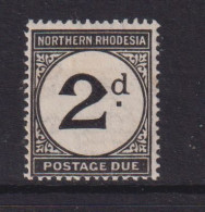 NORTHERN RHODESIA   - 1929 Postage Due 2d  Hinged Mint - Noord-Rhodesië (...-1963)