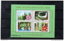 ROMANIA - POSTA ROMANA - FOGLIETTO - STAMPS SHEET - NUOVO - MINT - INTEREUROPEANA (1986) - Fogli Completi