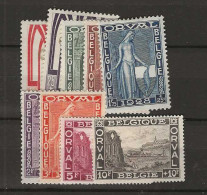 1928 MH Belgium Mi 235-43 - Neufs