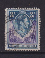 NORTHERN RHODESIA   - 1938 George VI 3s  Used As Scan - Noord-Rhodesië (...-1963)