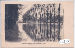 NEMOURS- CRUE DU 20 JANVIER 1910- CHAMP DE MARS - Nemours