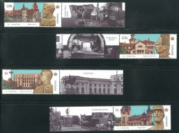 Romania 2023 / Royal Foundations / Set 4 Stamps With Labels - Monumenti