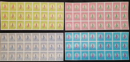 République Du Congo - 680/683 - Blocs De 24 - Non Dentelé - Ongetand - Imperforated - Droits De L'Homme - 1968 - MNH - Neufs