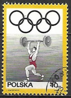 POLOGNE     -    1969  .   HALTEROPHILIE    -    Oblitéré - Haltérophilie