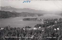 E920) PÖRTSCHACH Am Wörthersee Gegen Mittagskogel Kärnten - S/W FOTO AK - Häuser Vereinzelt Im Vordergrund ALT - Pörtschach