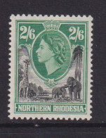 NORTHERN RHODESIA   - 1953 Elizabeth II 2s6d  Hinged Mint - Rhodésie Du Nord (...-1963)