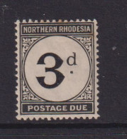 NORTHERN RHODESIA   - 1929 Postage Due 3d  Hinged Mint - Rodesia Del Norte (...-1963)