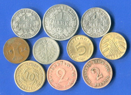 All  10  Pieces  1  Mark  1903 G  +  9  Pieces - Andere & Zonder Classificatie