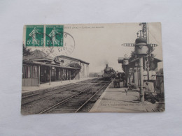 Carte Postale Ancienne Cpa RIBECOURT OISE LA GARE VUE NOUVELLE - Ribecourt Dreslincourt