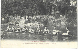 SPORTS A TOULOUSE - Une équipe De Yole à HUIT Quittant Le Garage - N° 4 - Circulé 1905 - Labouche Frères - Rudersport