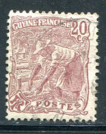 GUYANE- Y&T N°55- Oblitéré - Used Stamps