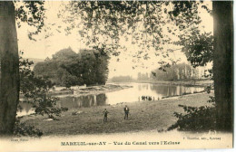 51 -  Mareuil Sur Ay : Vue Du Canal Vers L' Ecluse - Mareuil-sur-Ay