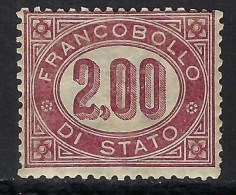 ITALIE Service Ca.1875: Le Y&T 6 Neuf* - Dienstzegels