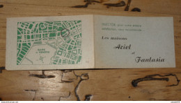 Carte Depliant Commercial, Ariel Et Fantasia A GENEVE ........ C  ....... E2-100c - Suiza