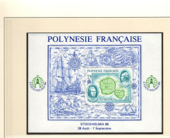 POLYNESIE  BLOC 122  LUXE NEUF SANS CHARNIERE - Blocks & Sheetlets