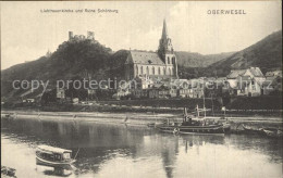 42562034 Oberwesel Rhein Liebfrauenkirche Ruine Schoenburg Oberwesel Am Rhein - Oberwesel