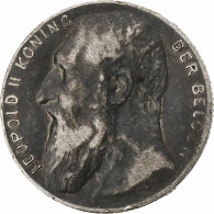 Belgique, Leopold II, 50 Centimes, 1901, Bruxelles, TTB, Argent, KM:51 - 50 Cent