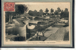 CPA (21) VENAREY-les-LAUMES - Mots Clés: Canal De Bourgogne, Chemin De Halage, écluse, Péniche - 1906 - Venarey Les Laumes