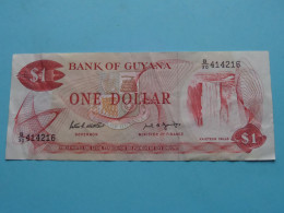 One (1) Dollar ( See / Voir Scans ) GUYANA ( Circulated ) ! - Guyana