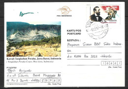 INDONESIE. Carte De 1997 Ayant Circulé. Tangkuban Parahu. - Vulkane