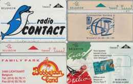 LOT 4 PHONE CARDS BELGIO (PY2013 - Without Chip