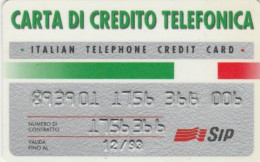 CARTA DI CREDITO TELEFONICA 12/93 (PY1648 - Usi Speciali