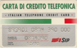 CARTA DI CREDITO TELEFONICA 12/93 (PY1658 - Usos Especiales