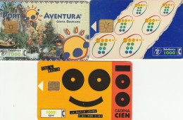 LOT 3 PHONE CARDS SPAGNA (PY2021 - Otros & Sin Clasificación