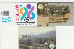 LOT 3 PHONE CARDS EMIRATI ARABI (PY2267 - Emiratos Arábes Unidos